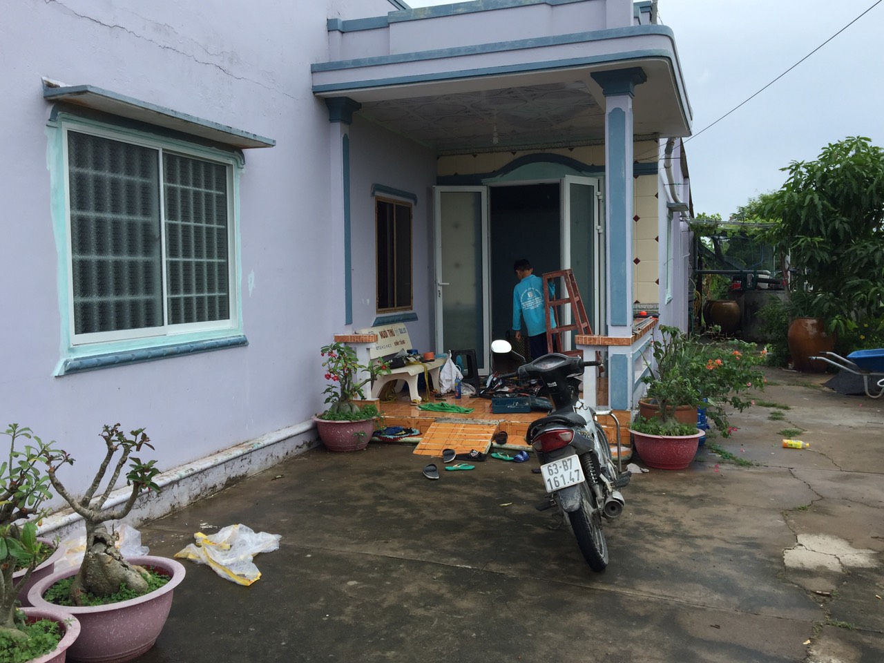 Thi công nhà Chị Nga tại Cần Giờ