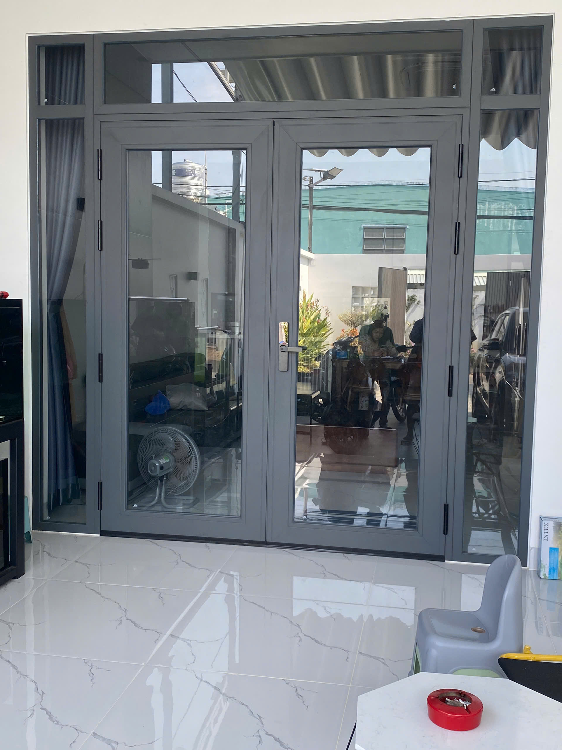 Cửa Cánh Lớn Khung Bao Full Tường (MS03)